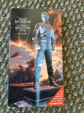 Michael Jackson Video Greatest Hits History VHS 1995 Music Videos Vintage V1